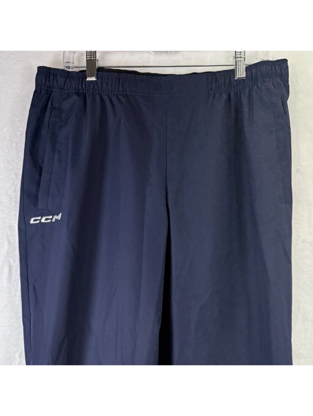 CCM Hockey Lightweight Rink Suit Pants Large Navy Blue Mens Tactical Cool